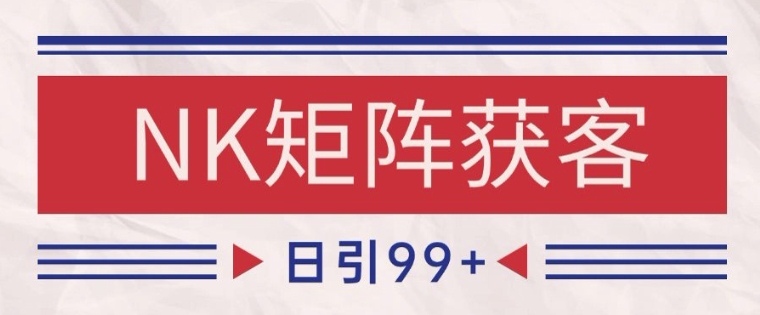 \”小红书抖音NK赛道日引200+秘籍：自热矩阵高效获客全解析\”-小伟资源网