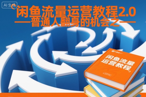 闲鱼流量运营教程2.0：普通人如何把握翻身机会实现副业增收-小伟资源网