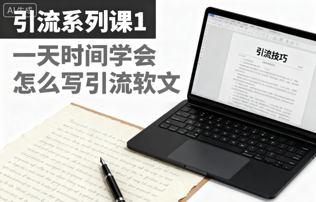 一天掌握引流软文写作技巧：百度收录优化实战指南-小伟资源网