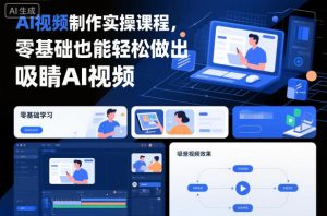AI视频制作入门教程：零基础快速掌握吸睛视频创作技巧-小伟资源网