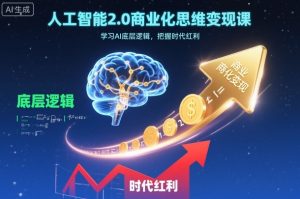 人工智能2.0时代：掌握底层逻辑与商业变现策略，抓住时代机遇-小伟资源网