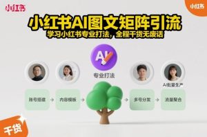 小红书AI图文矩阵引流实战指南：专业打法全解析，干货分享助你高效获客-小伟资源网