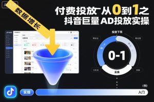 抖音巨量AD投放实操指南:从零开始掌握付费投放全流程-小伟资源网