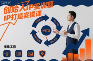 创始人IP实训营：IP打造实操课，从0到1系统构建个人品牌影响力-小伟资源网