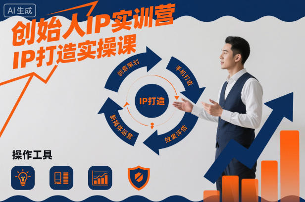 创始人IP实训营：IP打造实操课，从0到1系统构建个人品牌影响力-小伟资源网