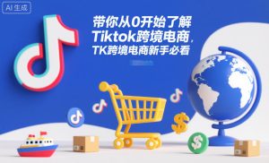 TikTok跨境电商入门指南：从零开始新手必看教程-小伟资源网