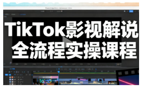 TikTok影视解说爆款视频全流程实操指南：手把手教你打造热门解说内容-小伟资源网