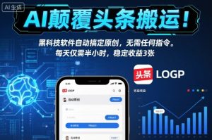 揭秘AI黑科技:半小时自动生成原创内容,实现每日稳定收益-小伟资源网