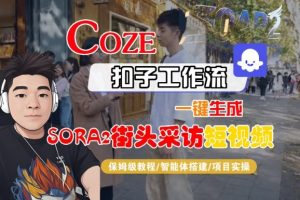 SORA2街头采访短视频制作全流程保姆级教学-小伟资源网