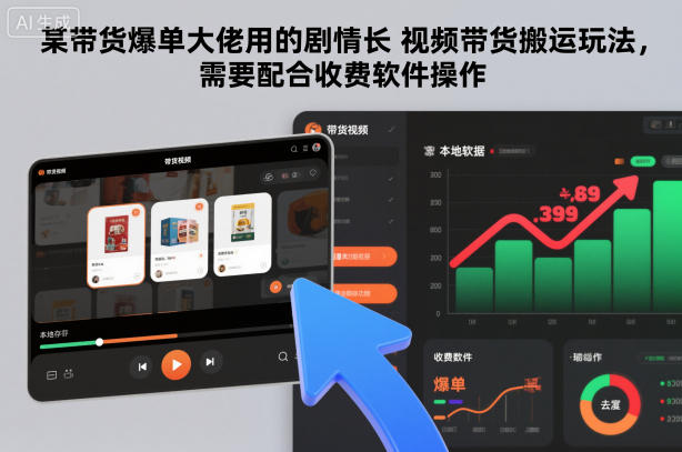 揭秘带货爆单剧情视频搬运玩法：高效操作指南与工具应用解析-小伟资源网